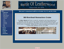 Tablet Screenshot of battleofleatherwood.com